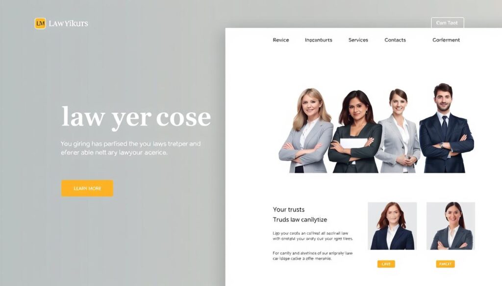 professional lawyer website design